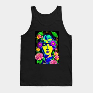 Agatha Christie Line Art Tank Top